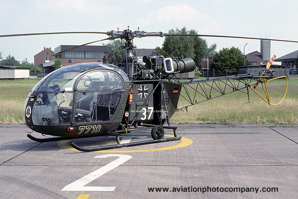 German Army HFWS Sud Alouette II 77+18 (1989)