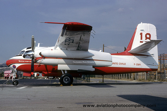 French Securite Civile Grumman S-T Conair Turbo Firecat F-ZBFI/18 (1990)