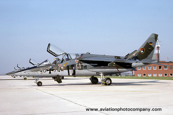 German Air Force JBG41 Dassault/Dornier Alpha Jet 40+74 (1989)