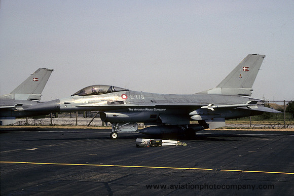 Danish Air Force Esk 730 General Dynamics F-16A Fighting Falcon E-178 (1990)