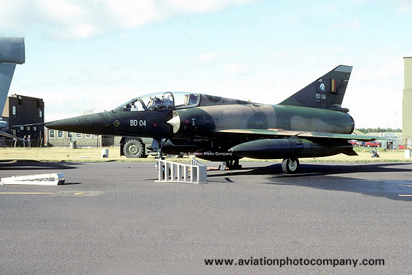 Belgian Air Force 3 Wing 8 Sml Dassault Mirage 5BD BD-04 (1990)