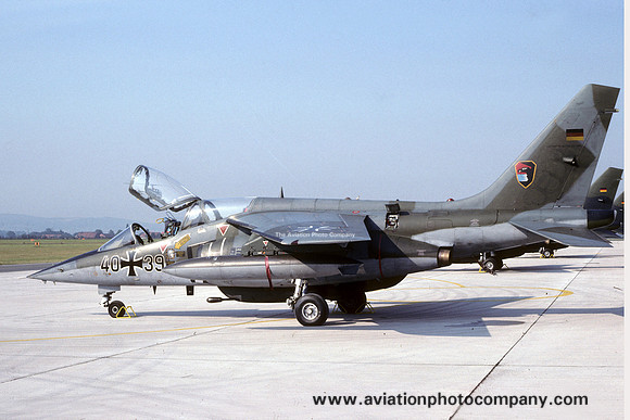 German Air Force JBG41 Dassault/Dornier Alpha Jet 40+39 (1989)