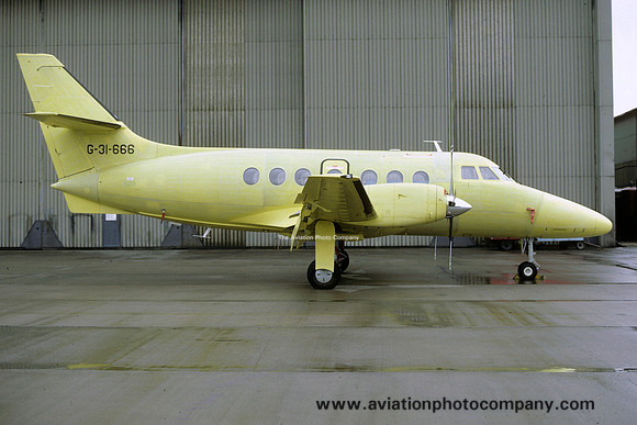 BAe Jetstream 31 G-31-666 at East Midlands (1985)