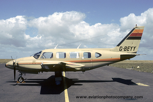Trans Europe Air Charter Ltd Piper PA-31-310 Navajo G-BEYY (1985)