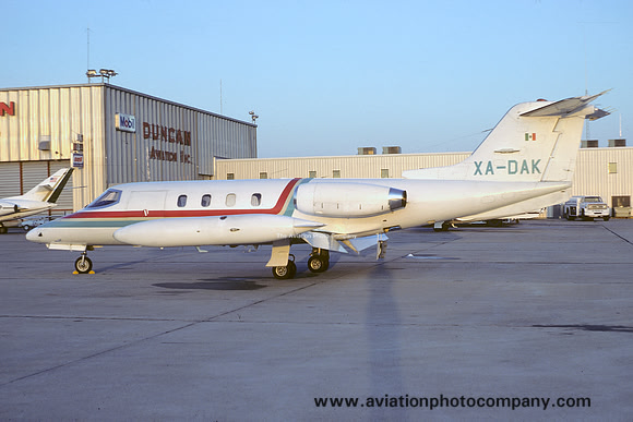 Aerotaxis de Mexico Learjet 25B XA-DAK (1980)