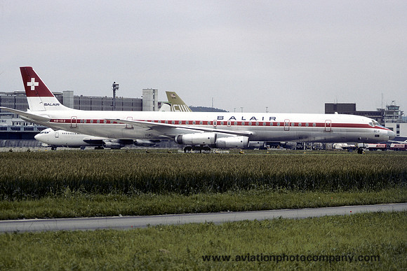 Balair Douglas DC-8-63 HB-IDZ (1980)