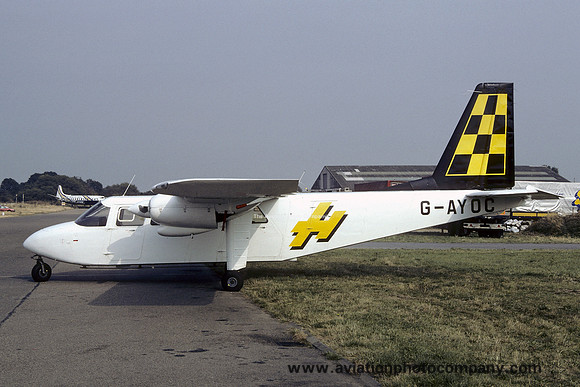 Britten Norman BN-2 Islander G-AYOC (1985)