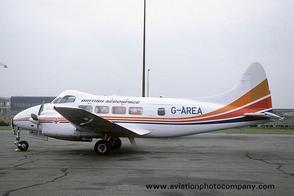 British Aerospace De Havilland Dove 8 G-AREA (1985)