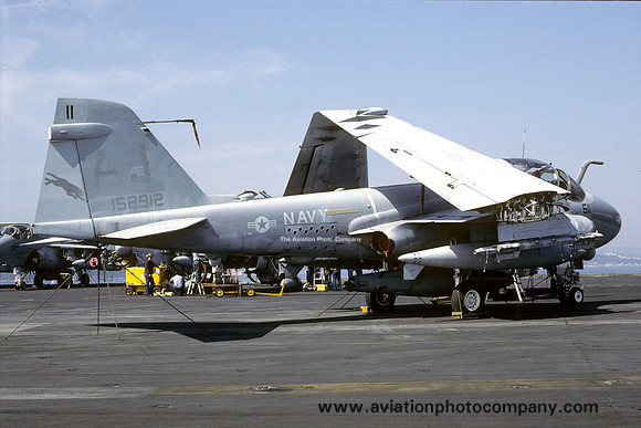 US Navy VA-35 Grumman A-6E Intruder 152912/AJ-511 on board USS Nimtz (1987)