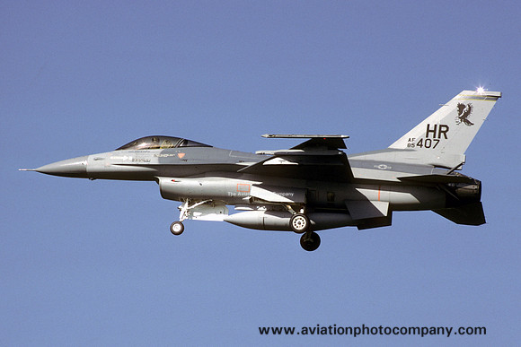 USAF 50 TFW 10 TFS General Dynamics F-16C Fighting Falcon 85-1407/HR (1986)
