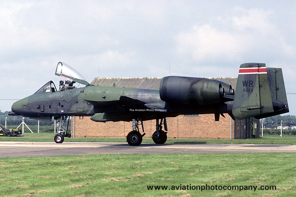 USAF 81 TFW 78 TFS Fairchild A-10A Thunderbolt 80-0233/WR (1987)