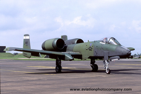 USAF 81 TFW 510 TFS Fairchild A-10A Thunderbolt 80-0273/WR (1987)