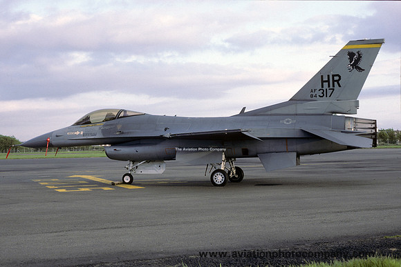 USAF 50 TFW 496 TFS General Dynamics F-16C Fighting Falcon 84-1317/HR (1987)
