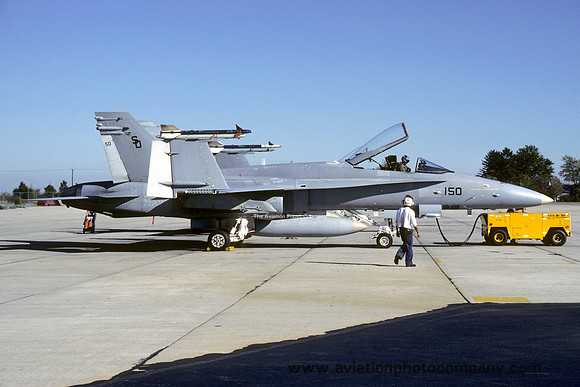 US Navy NATC McDonnell Douglas F/A-18A Hornet 161937/SD-150 (1986)