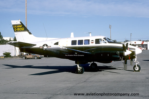 US Army Presidio of San Francisco Beech U-21A Ute 67-18051 (1987)
