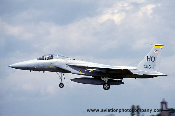 USAF 49 TFW 8 TFS McDonnell Douglas F-15A Eagle 77-0116/HO (1987)