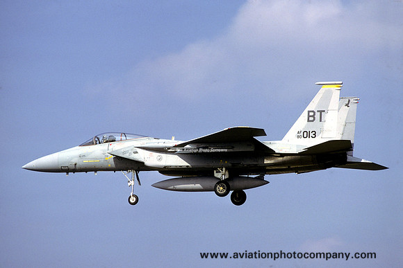 USAF 36 TFW 53 TFS McDonnell Douglas F-15C Eagle 80-0013/BT (1987)