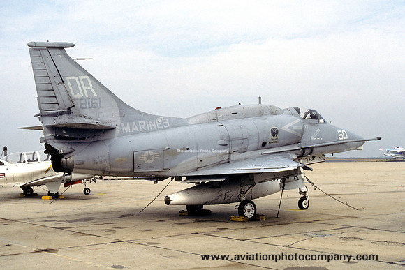 US Marines VMA-322 Douglas A-4M Skyhawk 158161/QR-50 (1985)