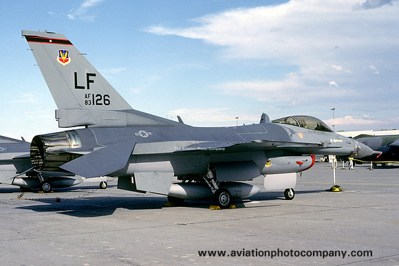 USAF 58 TTW 312 TFTS General Dynamics F-16C Fighting Falcon 83-1126/LF (1986)