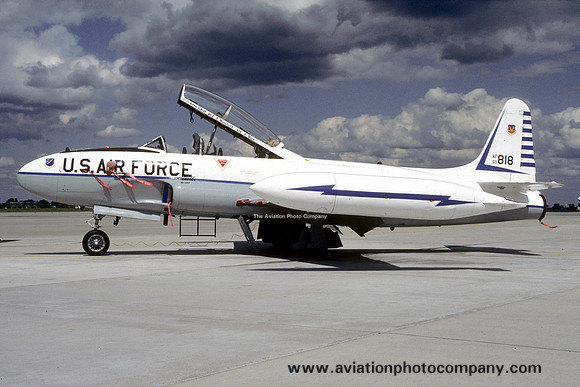 USAF 48 FIS Lockheed T-33A Shooting Star 53-5818 (1985)