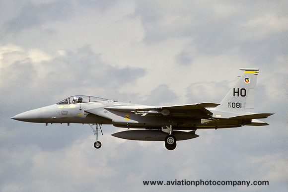 USAF 49 TFW 8 TFS McDonnell Douglas F-15C Eagle 77-0081/HO (1987)