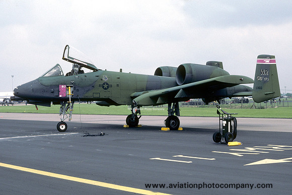 USAF 81 TFW 510 TFS Fairchild A-10A Thunderbolt 80-0160/WR (1987)
