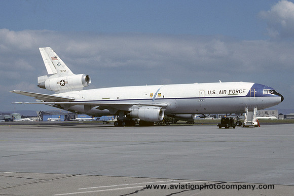 USAF 2 BW McDonnell Douglas KC-10A Extender 79-1712 at Rhein Main (1987)
