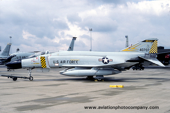 USAF BDRF Mildenhall McDonnell F-4C Phantom 64-0707 (1987)
