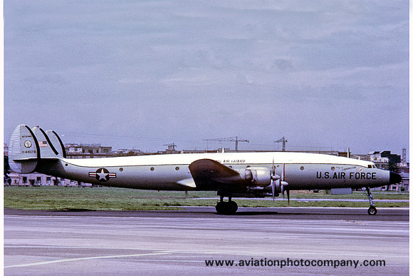 USAF Wyoming ANG 187 MAS Lockheed C-121G Constellation 54-4078 (1971)