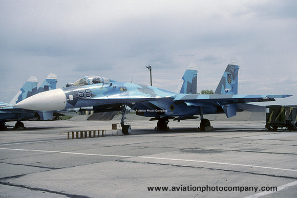Ukrainian Air Force Sukhoi Su-27 56 blue (2004)