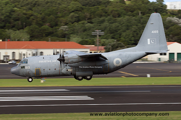Pakistan Air Force Lockheed C-130E Hercules 4189 at Lajes (2024)