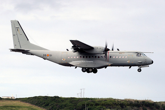 Spanish Air Force Ala 35 CASA C-295M T.21-13/35-51 at Lajes (2009)