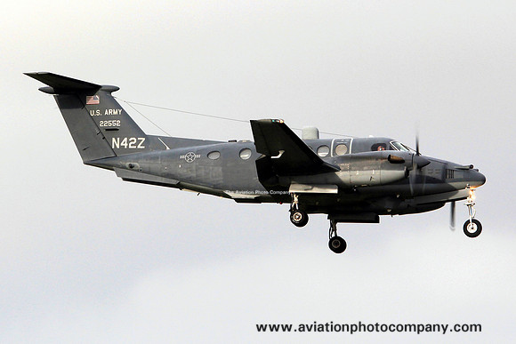 US Army Beech C-12C 22552/N42Z at Prestwick (2013)