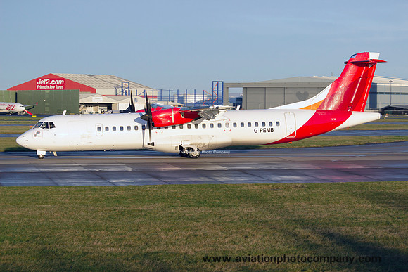 Aurigny Air Services ATR-72-600 G-PEMB at Manchester (2024)