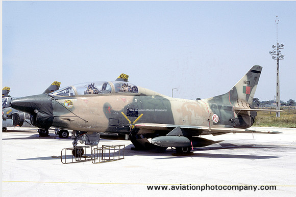 Portuguese Air Force Esq 301 FIAT G-91T 1803 (1987)