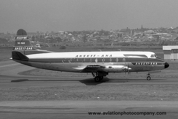 Ansett ANA Vickers Viscount 747 VH-RMO (1965)