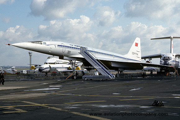 Aeroflot Tupolev Tu-144 CCCP-77744 at the Paris Airshow (1975)