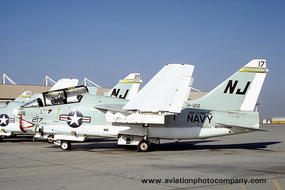 US Navy VA-122 LTV TA-7C Corsair 156773/NJ-217 (1980)