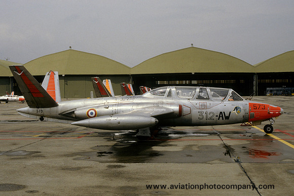 French Air Force GI312 Fouga CM.170 Magister 573/312-AW (1986)