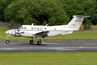 US Army Beech C-12R 94-00320 at Prestwick (2012)