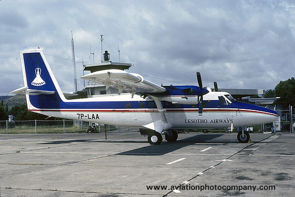 Lesotho Airways DHC-6-300 Twin Otter 7P-LAA (1979)