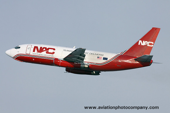 Northern Air Cargo Boeing 737-200F N321DL at Anchorage IAP (2016)