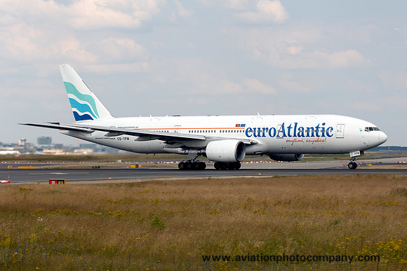 EuroAtlantic Boeing 777-200ER CS-TFM at Frankfurt (2013)