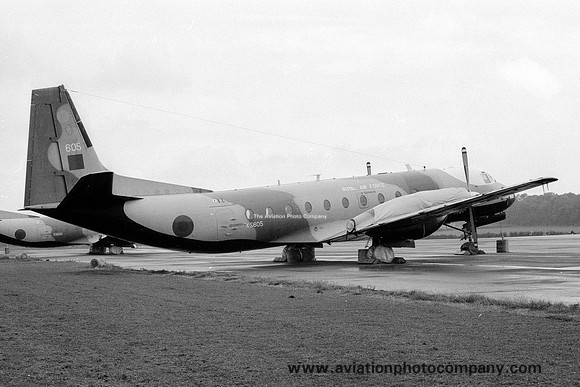 RAF Avro Andover C.1 XS605 stored at RAF Kemble