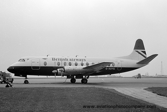 British Airways Vickers Viscount G-AOYG (1976)