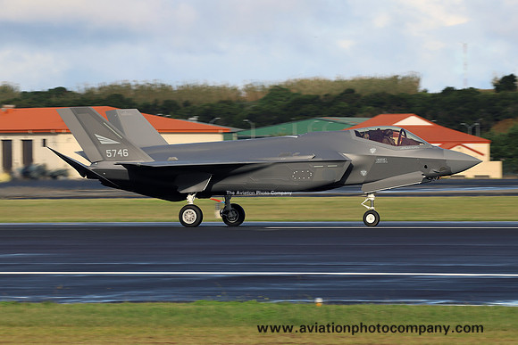 Norwegian Air Force Lockheed F-35A 5746 at Lajes (2024)