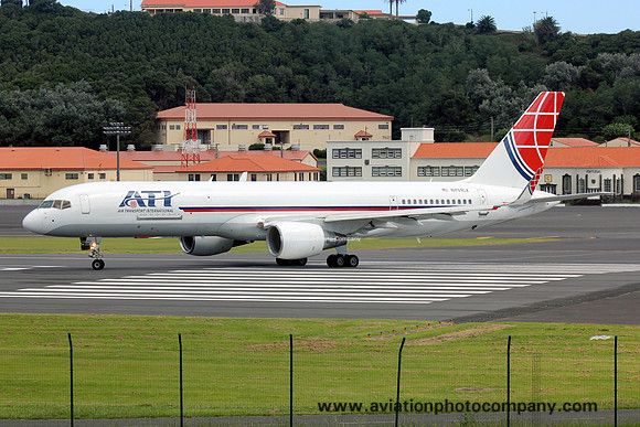 ATI Boeing 757-200F N751CX at Lajes (2014)
