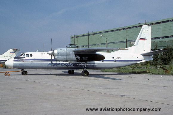Aeroflot Antonov An-24T RA-47251 (1993)
