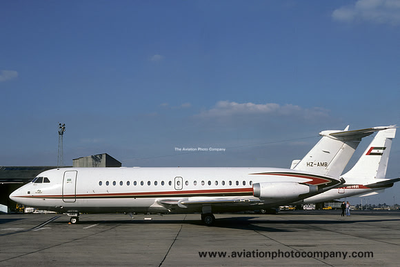BAC 1-11 401AK HZ-AMB at Luton (1978)