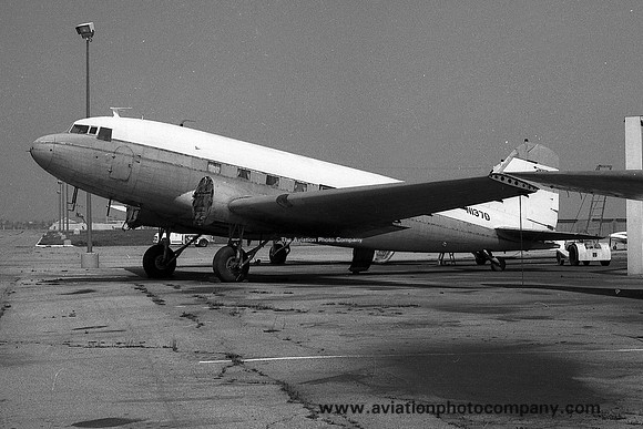 Douglas DC-3 N137D stored at Ontario (1978)